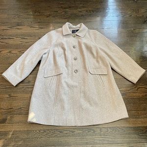 London Log Wool Pea Coat